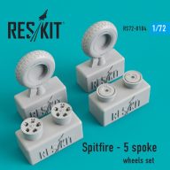 ResKit Models Spitfire (5 spoke) wheels set 1:72 (RS72-0104)
