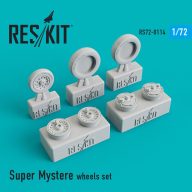 ResKit Models Super Mystère wheels set 1:72 (RS72-0114)