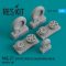 ResKit Models MiG-21 (PF, PFS, PFM, FL, M, MF, MFN, SM, R) wheels set 1:72 (RS72-0122)
