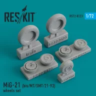   ResKit Models MiG-21 (bis, MT, SMT, 21-93) wheels set 1:72 (RS72-0123)