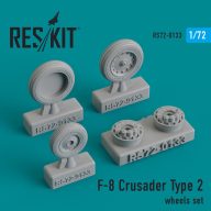   ResKit Models F-8 Crusader type 2 wheels set 1:72 (RS72-0133)