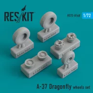 ResKit Models A-37 Dragonfly wheels set 1:72 (RS72-0168)