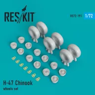 ResKit Models H-47 Chinook wheels set 1:72 (RS72-0191)
