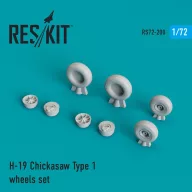   ResKit Models H-19 Chickasaw type 1 wheels set 1:72 (RS72-0200)