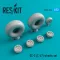 ResKit Models DC-3 (C-47) wheels set 1:72 (RS72-0214)
