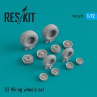ResKit Models S-3 Viking wheels set 1:72 (RS72-0215)