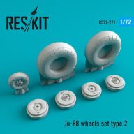 ResKit Models Ju-88 wheels set type 2 1:72 (RS72-0271)