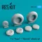 ResKit Models T-6 Texan wheels set 1:72 (RS72-0274)
