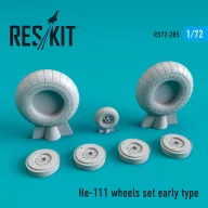 ResKit Models He-111 wheels set early type 1:72 (RS72-0285)