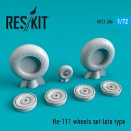 ResKit Models He-111 wheels set late type 1:72 (RS72-0286)