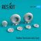 ResKit Models Hawker Hurricane wheels set early type (weighted) 1:72 (RS72-0287)