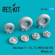   ResKit Models BAe Hawk T1, T1A, T2, MK50/60/100 wheels set 1:72 (RS72-0303)