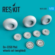   ResKit Models Do-335? Pfeil wheels set (weighted) 1:72 (RS72-0332)