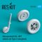 ResKit Models Bf-109 (F, G-early) wheels set ype 2 (weighted) 1:72 (RS72-0350)