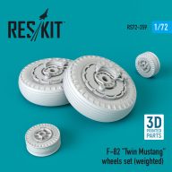   ResKit Models F-82 Twin Mustang (weighted) wheels set 1:72 (RS72-0359)