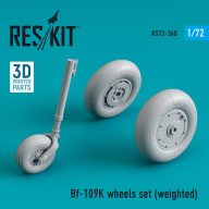 ResKit Models Bf-109K wheels set (weighted) 1:72 (RS72-0360)