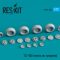 ResKit Models 737-800 wheels set (weighted) 1:72 (RS72-0370)
