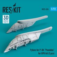   ResKit Models Pylons for P-8A Poseidon for BPK kit (2 pcs) (3D Printed) 1:72 (RS72-0376)