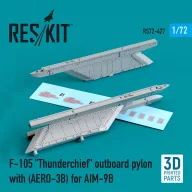   ResKit Models F-105 Thunderchief outboard pylon (AERO-3B) for AIM-9B (3D Printed) 1:72 (RS72-0427)