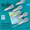 ResKit Models M-117R GP bombs with MAU-91 fin (6 pcs) (F-105, F-111, A-4 ,F-4, F-5, F-104, F-100, A-1 Skyraider, B-52, Canberra) (3D Printed) 1:72 (RS72-0432)