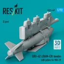 ResKit Models GBU-62 (JDAM-ER) bombs with pylons for MiG-29 Fulcrum (2 pcs) (3D Printed) 1:72 (RS72-0491)