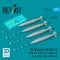 ResKit Models Mk.83 bombs with BSU-35 (4 pcs) (A-3B, A-4, A-6E, A-7, F-4C/D, F-8, F-14, F/A-18, F-105, AV-8B, S-3) (3D printed) 1:72 (RS72-0493)