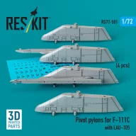   ResKit Models Pivot pylons for F-111C with LAU-105 (4 pcs) 1:72 (RS72-0501)