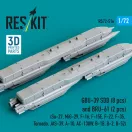ResKit Models GBU-39 SDB (8 pcs) and BRU-61 (2 pcs) (Su-27, MiG-29, F-16, F-15E, F-22, F-35, Tornado, JAS-39, A-10, AC-130W, B-1B, B-2, B-52) (3D Printed) 1:72 (RS72-0516)