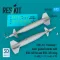 ResKit Models GBU-10 Paveway I laser guided bombs with BSU-4/B fin and BSU-3/B wing (2 pcs) (F-4D/E, F-111, A-6A, A-7E) (3D Printed) 1:72 (RS72-0521)