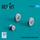 ResKit Models Fairey Gannet wheels set (3D Printed) 1:72 (RS72-0536)