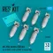 ResKit Models AN-M64 bombs (500 lbs) for all USAF & RAF of WW2 & Korean War (6 pcs) (3D Printed) 1:72 (RS72-0545)