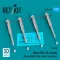 ResKit Models Matra MICA-IR missiles (4 pcs) (Mirage 2000, Rafale, Gripen, Eurofighter) (3D Printed) 1:72 (RS72-0549)