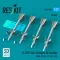 ResKit Models R-27ET (AA-10 Alamo-D) missiles (4 pcs) (MiG-29, Su-27, Yak-141) (3D Printed) 1:72 (RS72-0582)