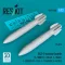 ResKit Models B43-0 nuclear bombs (2 pcs) (F-100D/F, F-101A/C, F-104A/C, F-105D/F, FB-111A, F-111A/E/D/F, F-4C/D/E) (3D Printed) 1:72 (RS72-0588)