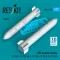 ResKit Models B83 nuclear bombs (2 pcs) (F-15E, F-16, F/A-18, F-111, FB-111, B-1B, B-2, B-52) (3D Printed) 1:72 (RS72-0590)