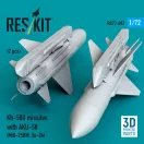 ResKit Models Kh-58U missiles with AKU-58 (2 pcs) (MiG-25BM, Su-24) (3D Printed) 1:72 (RS72-0602)