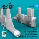 ResKit Models US weapon adapter for Su-27 Flanker (2 pcs) (GBU-39 SDB, GBU-62 (JDAM-ER)) (3D Printed) 1:72 (RS72-0604)
