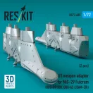 ResKit Models US weapon adapter for MiG-29 Fulcrum (2 pcs) (GBU-39 SDB, GBU-62 (JDAM-ER)) (3D Printed) 1:72 (RS72-0605)