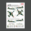 ResKit Models Su-25 Frogfoot Geometric (BLUE 17, 33, 01, 02) Ukrainian Air Forces (Main Decals with Stencils)(1/48) 1:48 (RSB48-0008)