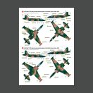 ResKit Models Su-25 Frogfoot Geometric (BLUE 17, 33, 01, 02) Ukrainian Air Forces (Main Decals with Stencils)(1/48) 1:48 (RSB48-0008)