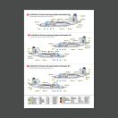 ResKit Models Su-25 Frogfoot LIGHT Digital (Pixel) (BLUE 19, 20, 32, 36) Ukrainian Air Forces (Main Decals with Stencils) 1:48 (RSB48-0010)