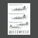 ResKit Models Su-25 Frogfoot DARK Digital (Pixel) (BLUE 09, 15, 17, 21, 29, 30, 31, 37, 39, 46, 49) Ukrainian Air Forces (Main Decals with Stencils)(1/48) 1:48 (RSB48-0011)