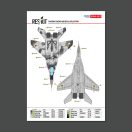ResKit Models MiG-29 9-13 (White 57) Digital (Pixel) Ukrainian Air Forces (Main Decals with Stencils & Masks for painting 4 pcs) 1:48 (RSB48-0013)