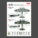 ResKit Models Heinkel He 111 (H-16,H-20,H-22) late series decals 1:48 (RSB48-0015)