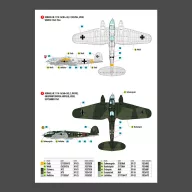   ResKit Models Heinkel He 111 (H-16,H-20,H-22) late series decals 1:48 (RSB48-0015)