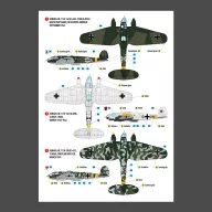   ResKit Models Heinkel He 111 (H-16,H-20,H-22) late series decals 1:48 (RSB48-0015)