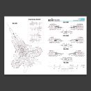 ResKit Models MiG-25 Foxbat Stencils Decals 1:72 (RSB72-0003)