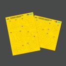 ResKit Models MiG-29UB Fulcrum 9-13 (White 90) Digital (Pixel) Ukrainian Air Forces for Trumpeter kit (Main Decals with Stencils & Masks for painting) 1:72 (RSB72-0005)