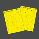 ResKit Models MiG-29 Fulcrum 9-13 (White 57) Digital (Pixel) Ukrainian Air Forces for GWH kit (Main Decals with Stencils & Masks for painting) 1:72 (RSB72-0006)