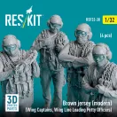 ResKit Models Brown jersey (modern) (Wing Captains, Wing Line Leading Petty Officers) (4 pcs) (3D Printed) 1:32 (RSF32-0030)
